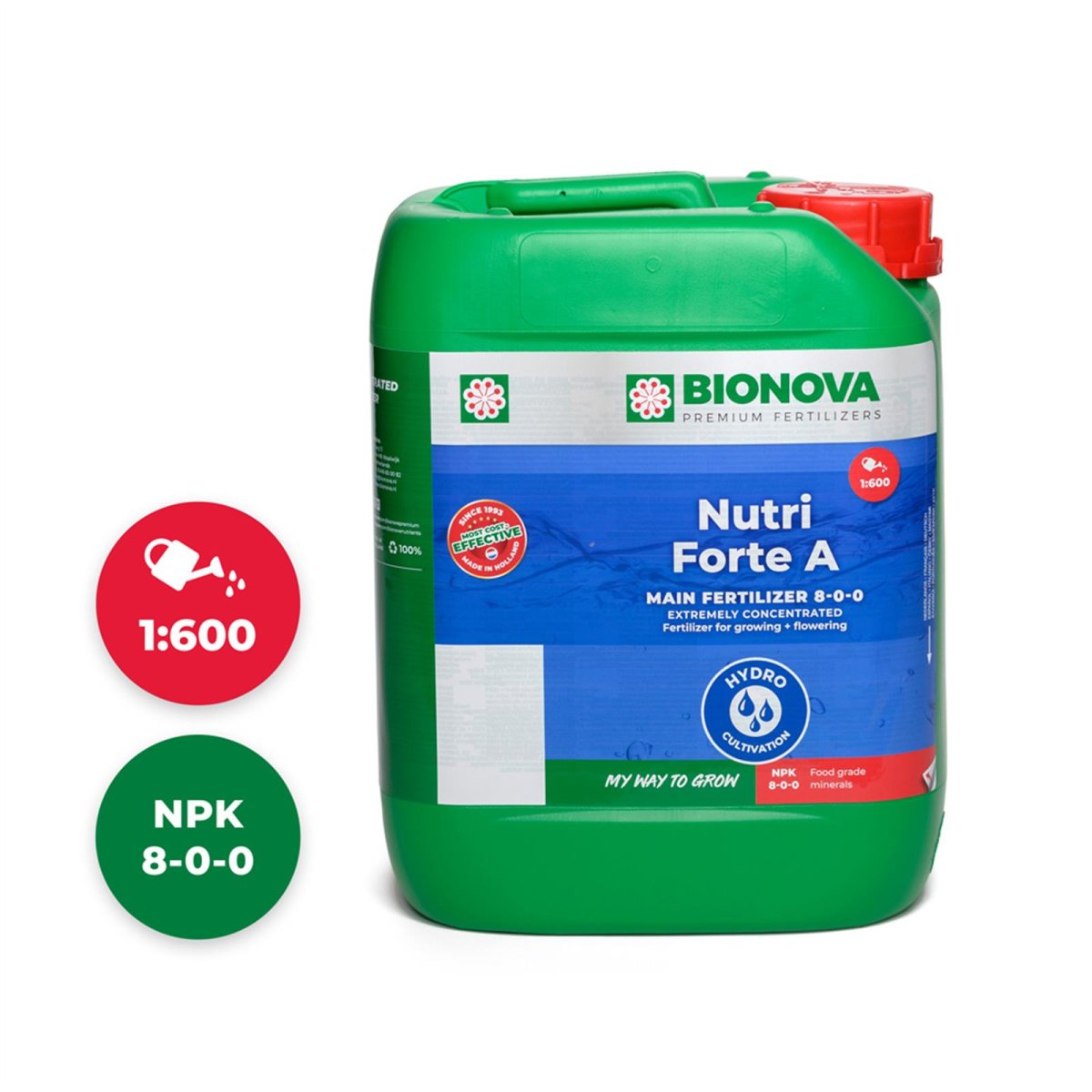 Bionova Nutri Forte A + B Hydro je 5 Liter