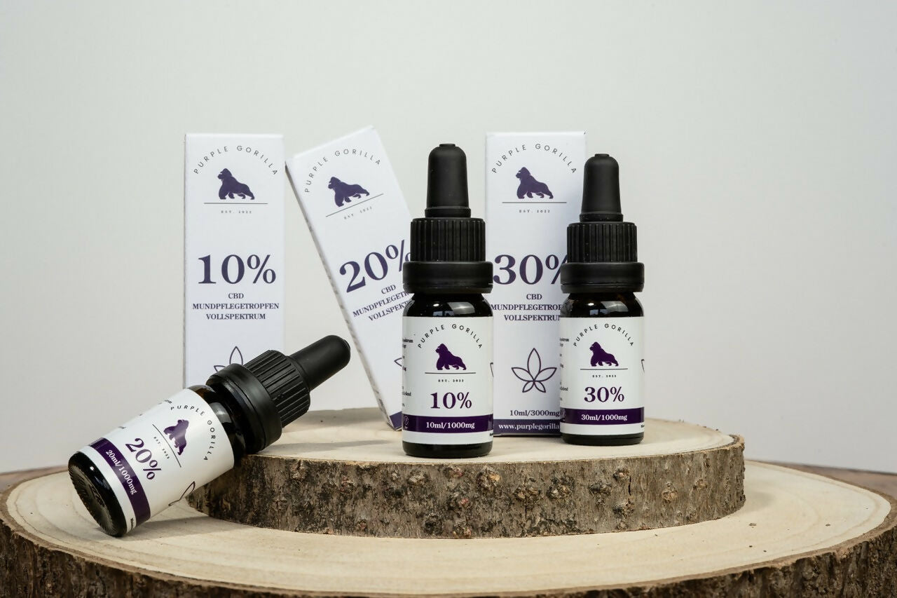 10% CBD Vollspektrum Öl Purple Gorilla