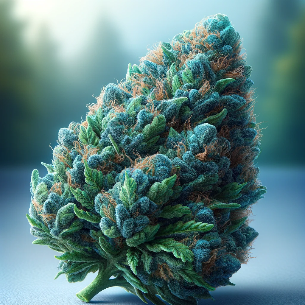 Blaue Blue Haze Cannabis Bud