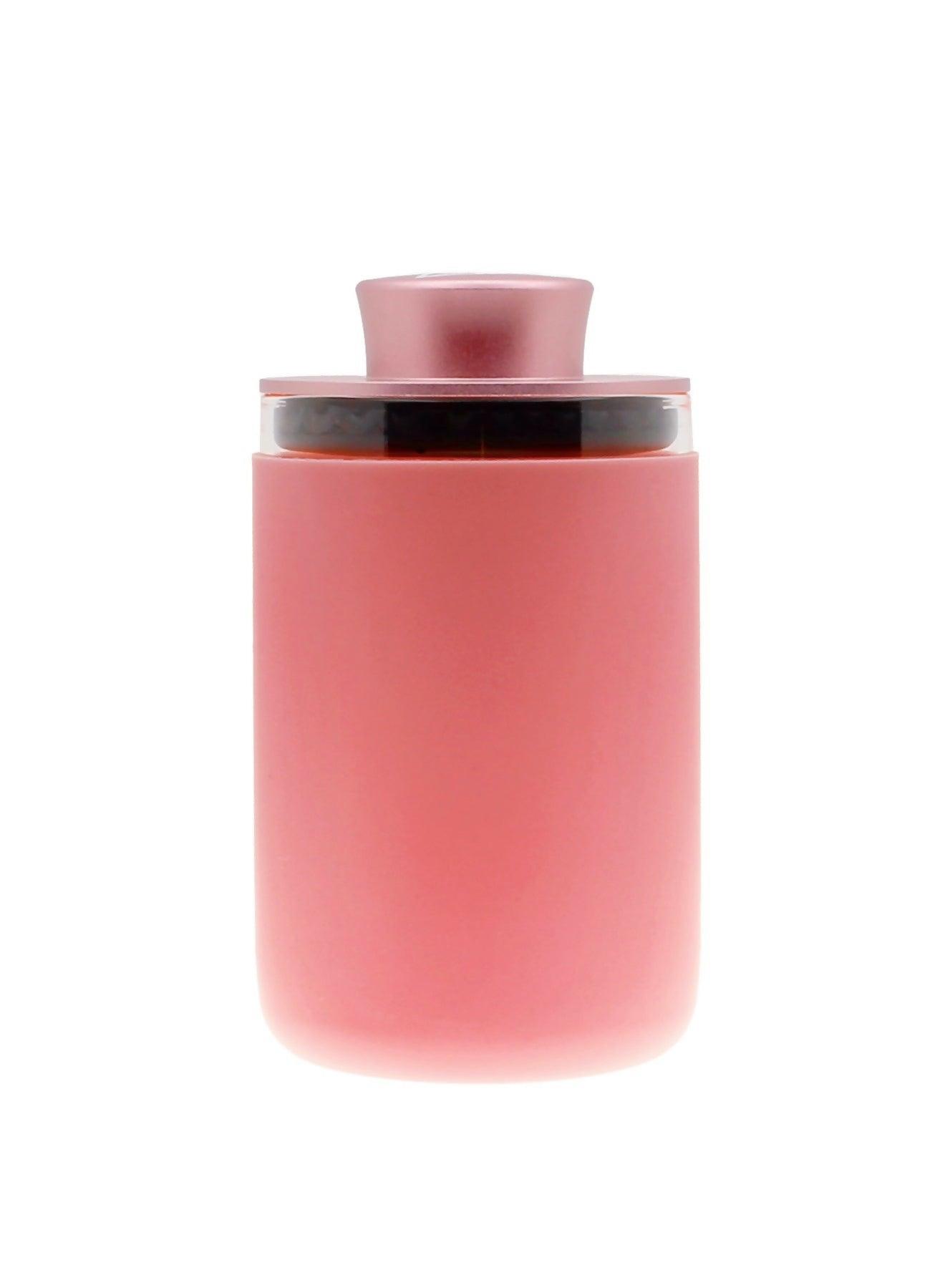 Treez Club Rose Stash Jar: Premium 10cm Glas Container with Aluminium Lid - Waterproof, Smellproof, and Ultra-Durable - aboutweed