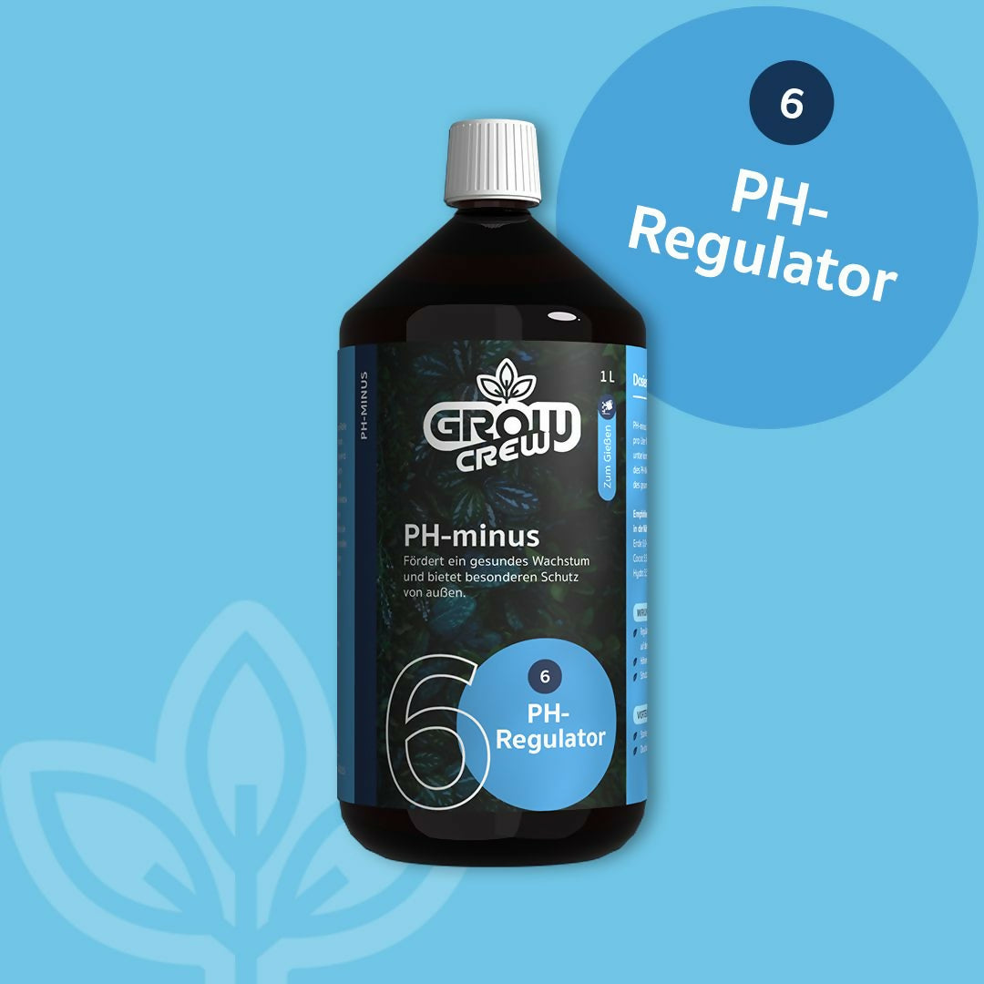 GrowCrew - pH-minus (pH-Regulator) | 1 Liter - aboutweed