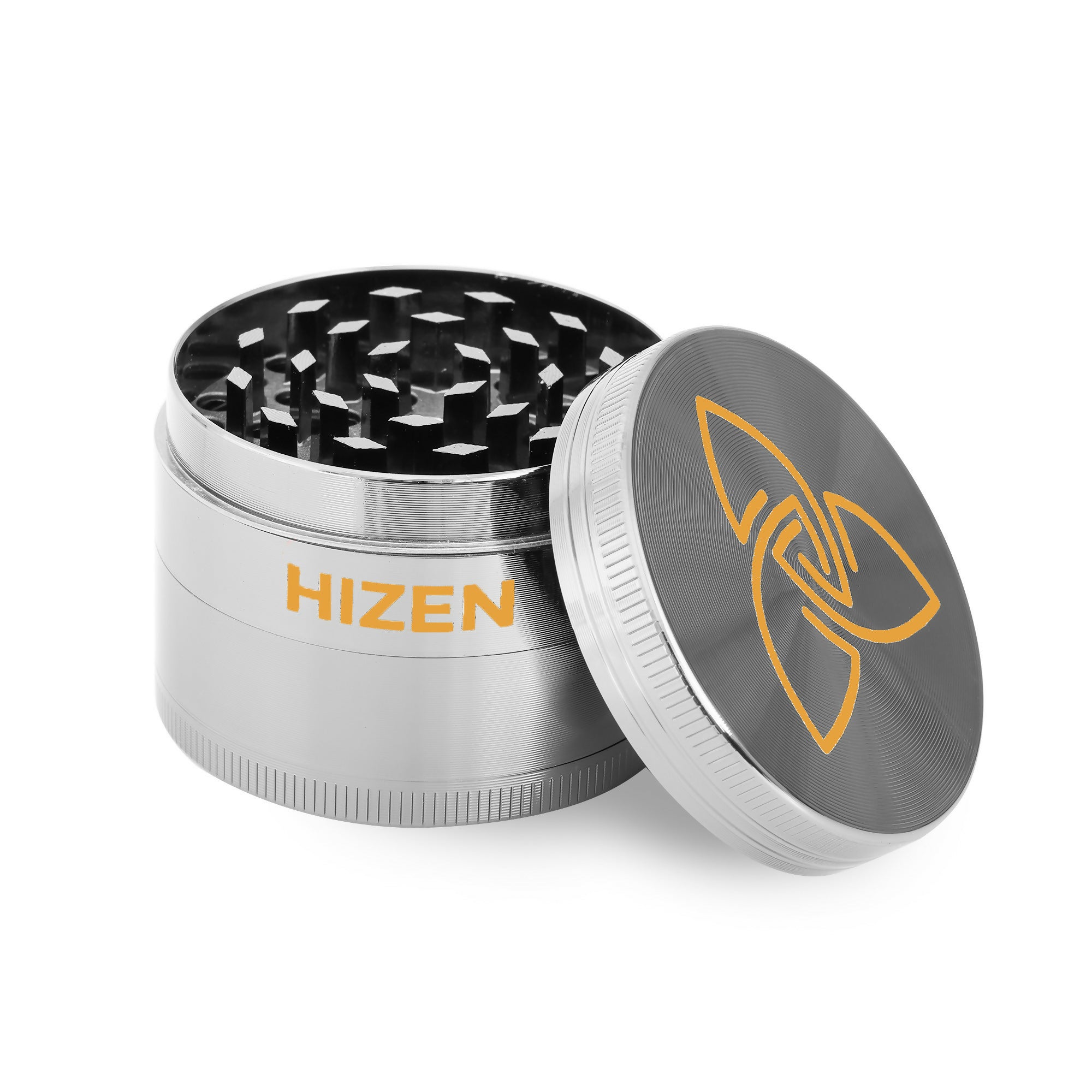 HIZEN_Grinder_Basic_Silber-Orange_01