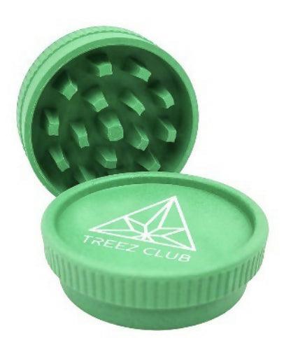 Treez Club Eco Grinder – umweltfreundlicher 53 mm Grinder aus recycelten Materialien mit scharfen Zähnen für gleichmäßiges Grinden und perfekte Raucherfahrung