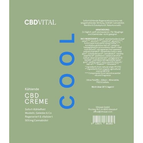 Cooling CBD Cream