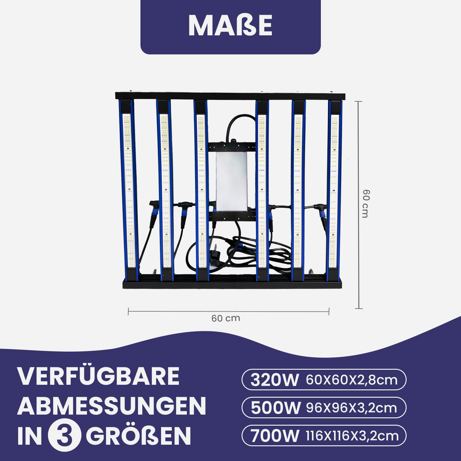 Samsung LM301B LEDs und Epistar-Chips in der Treez Tools Growlampe für maximales Pflanzenwachstum.