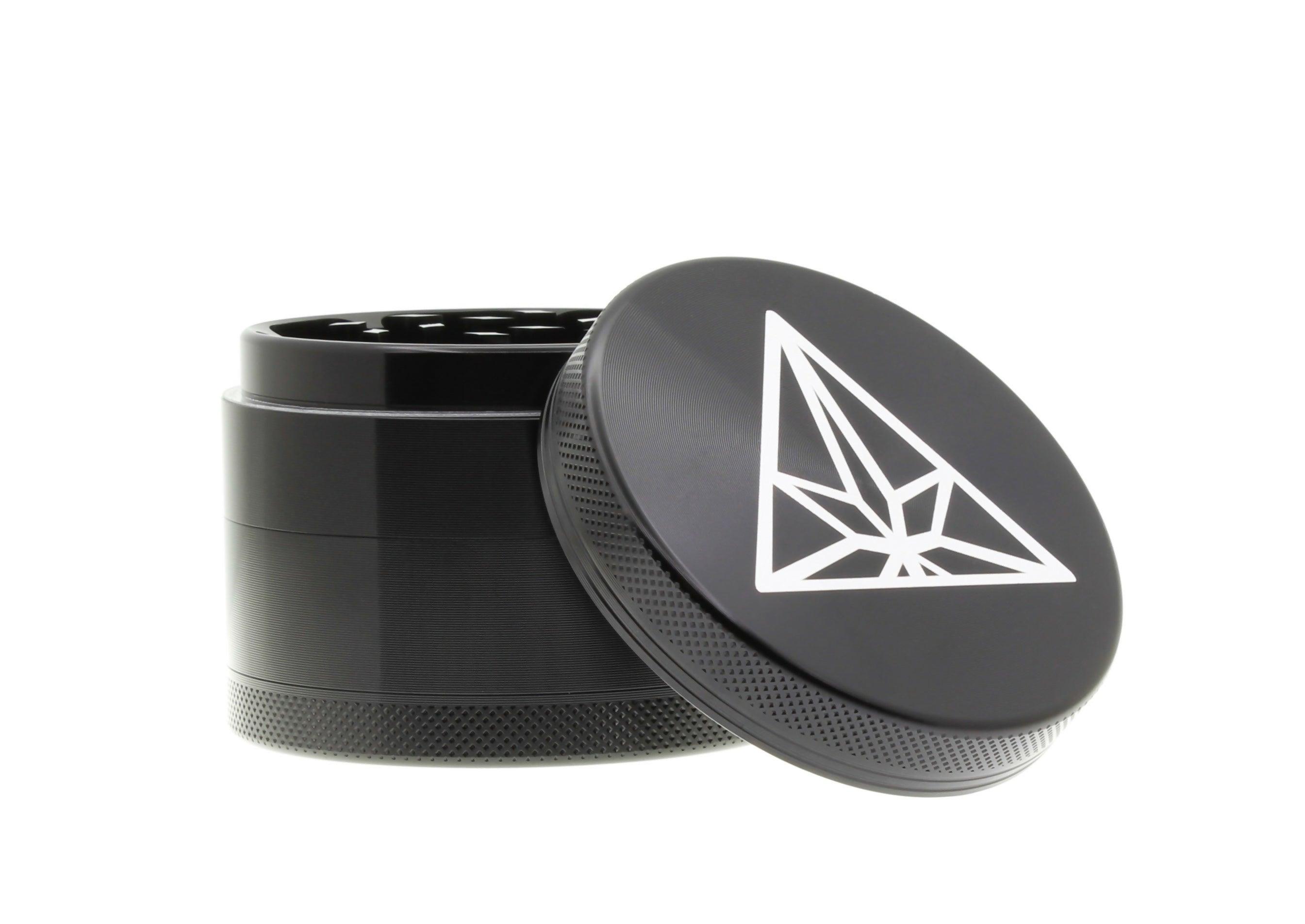 Treez Club 63mm Black Premium Grinder: 4-piece aluminum herb crusher