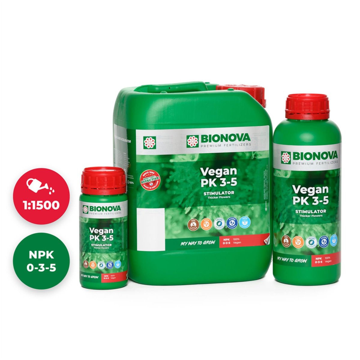 Bionova Vegan PK 3-5 250ml, 1L, 5L, 20L