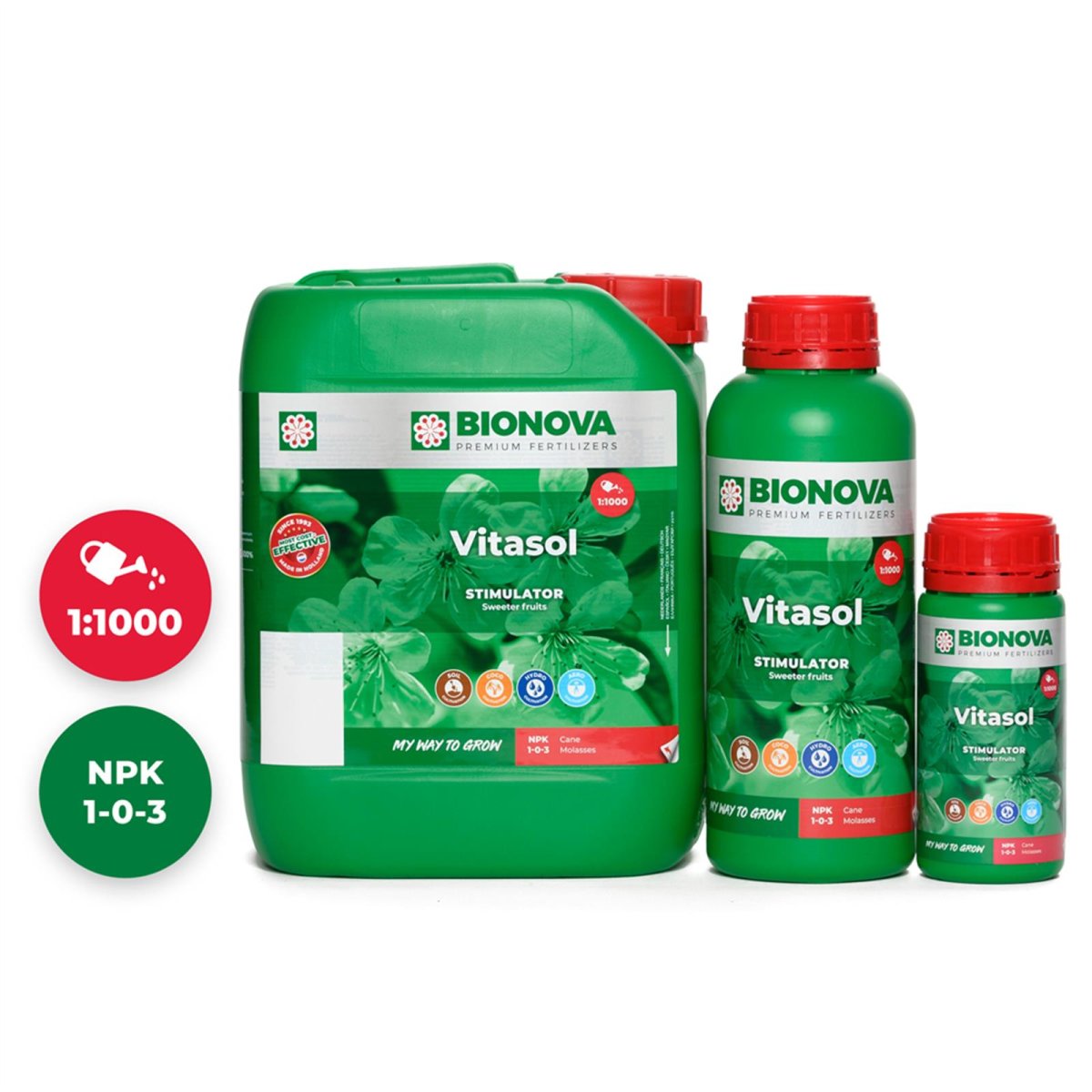 Bionova Vitasol 250ml, 1L, 5L, 20L 200L und 1000L
