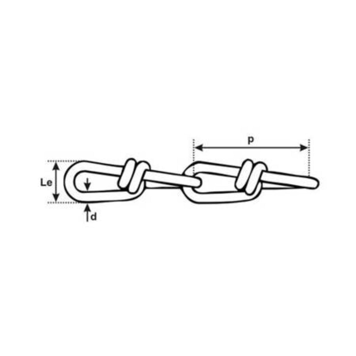 Kette 2,2 mm Knotenkette