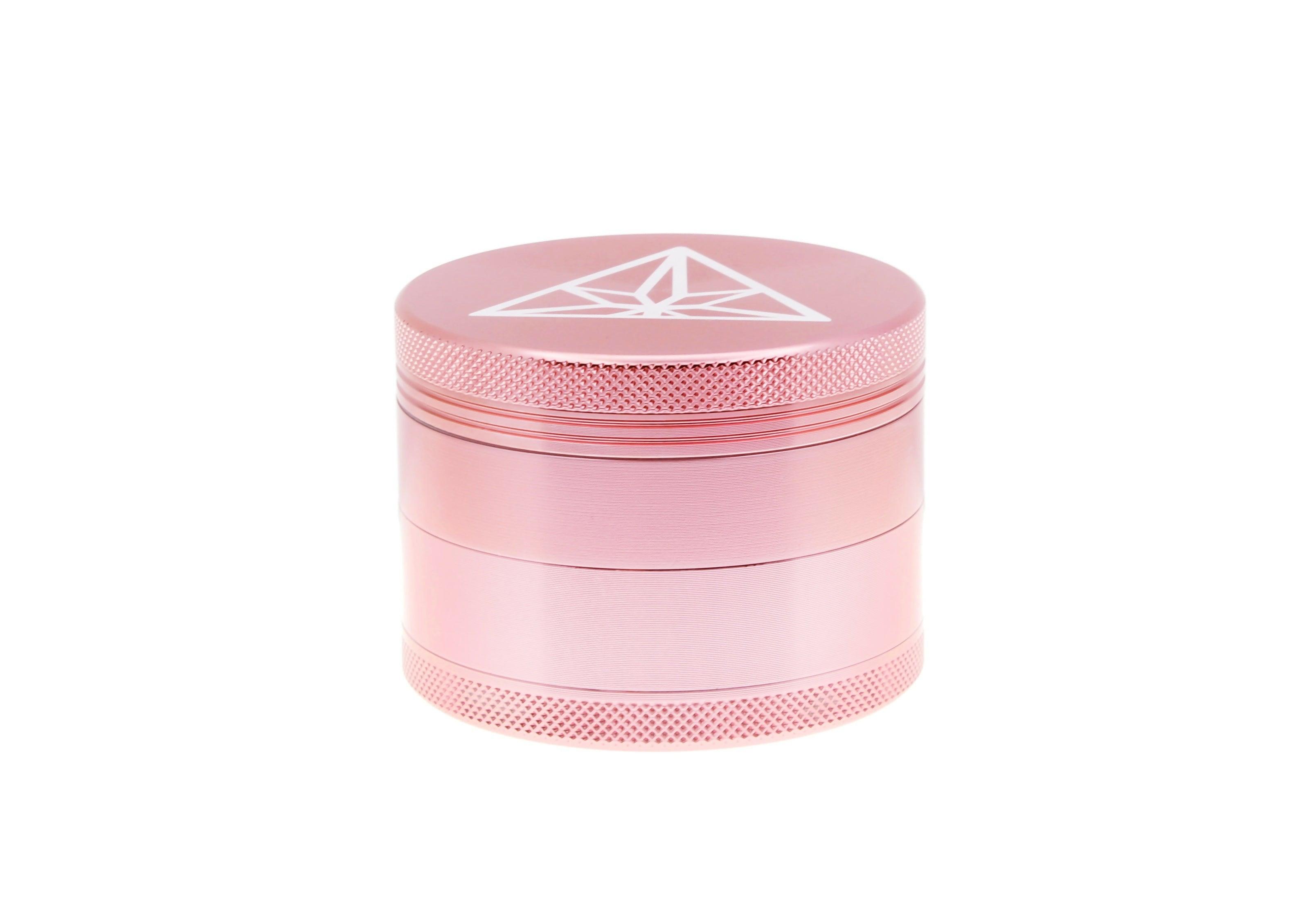 Treez Club 63mm Rose Premium Grinder: 4-piece aluminum herb crusher