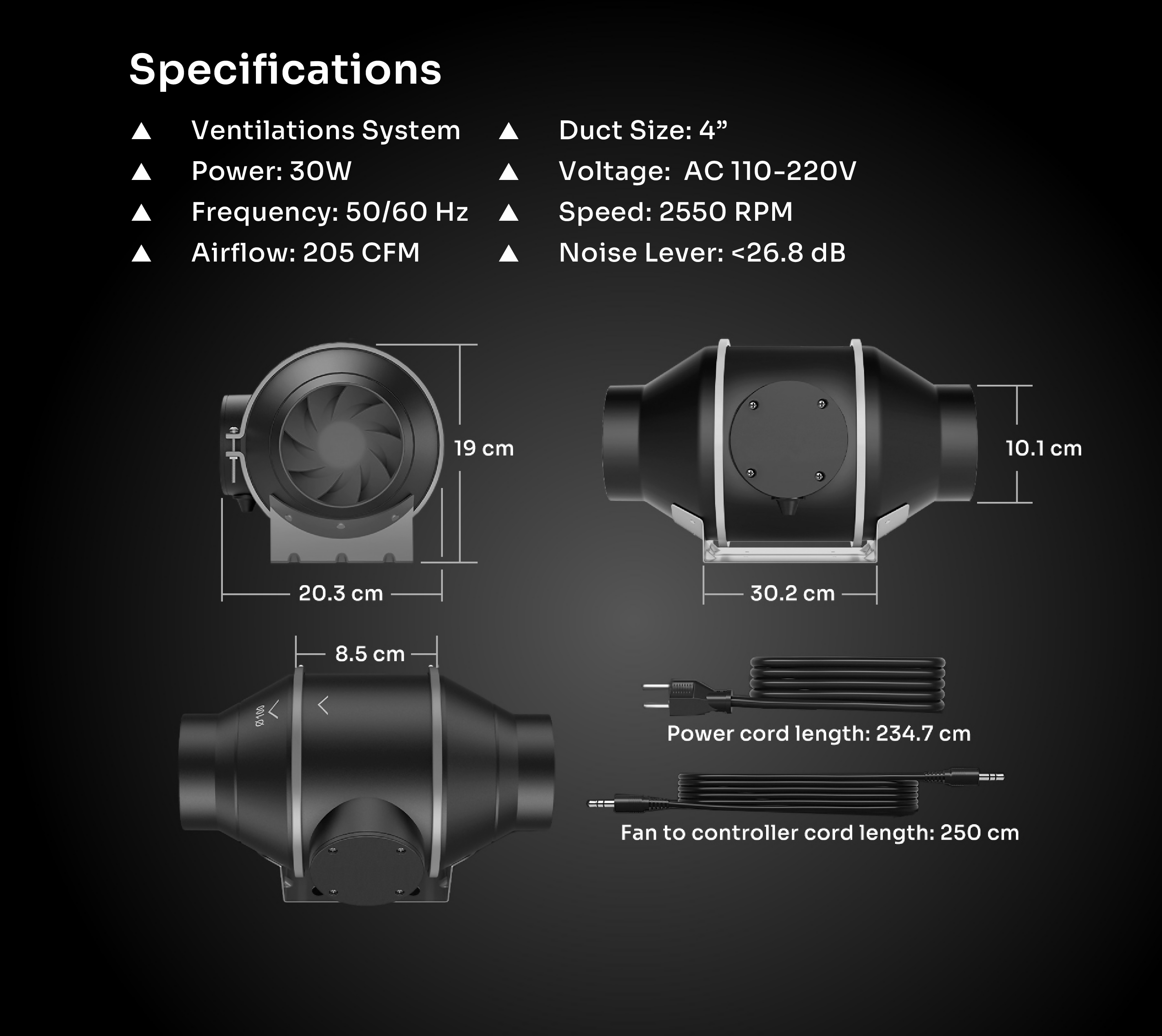 Effizientes Belüftungssystem von Treez Tools, perfekt für Indoor-Gärten und Gewächszelte.