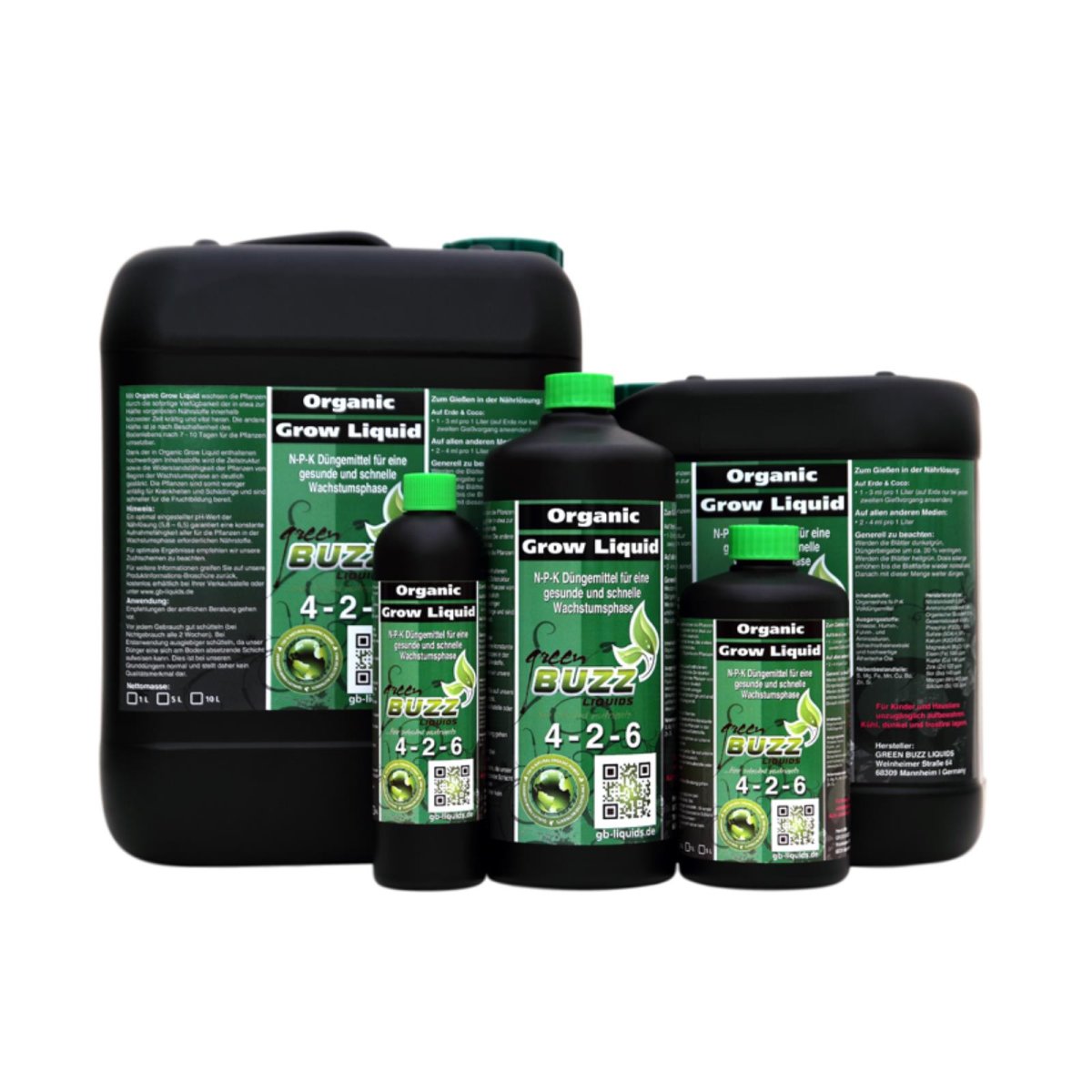 Green Buzz Liquids Organic Grow Liquid