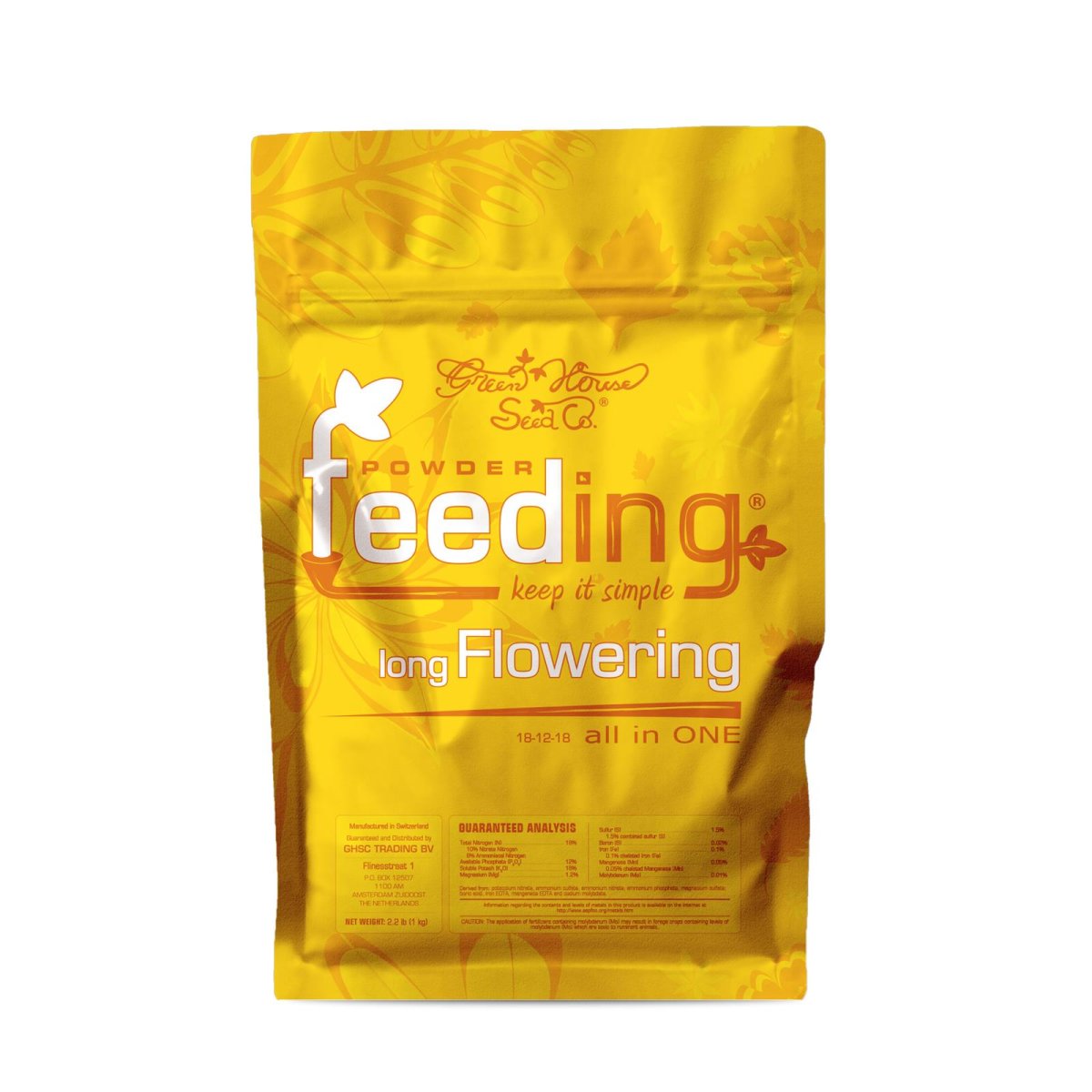 Green House Powder Feeding short Flowering 500 g