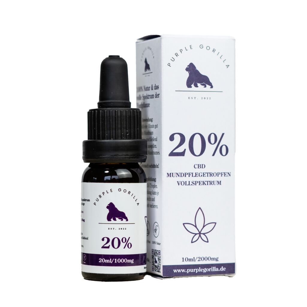 20% CBD Full Spectrum Oil Purple Gorilla