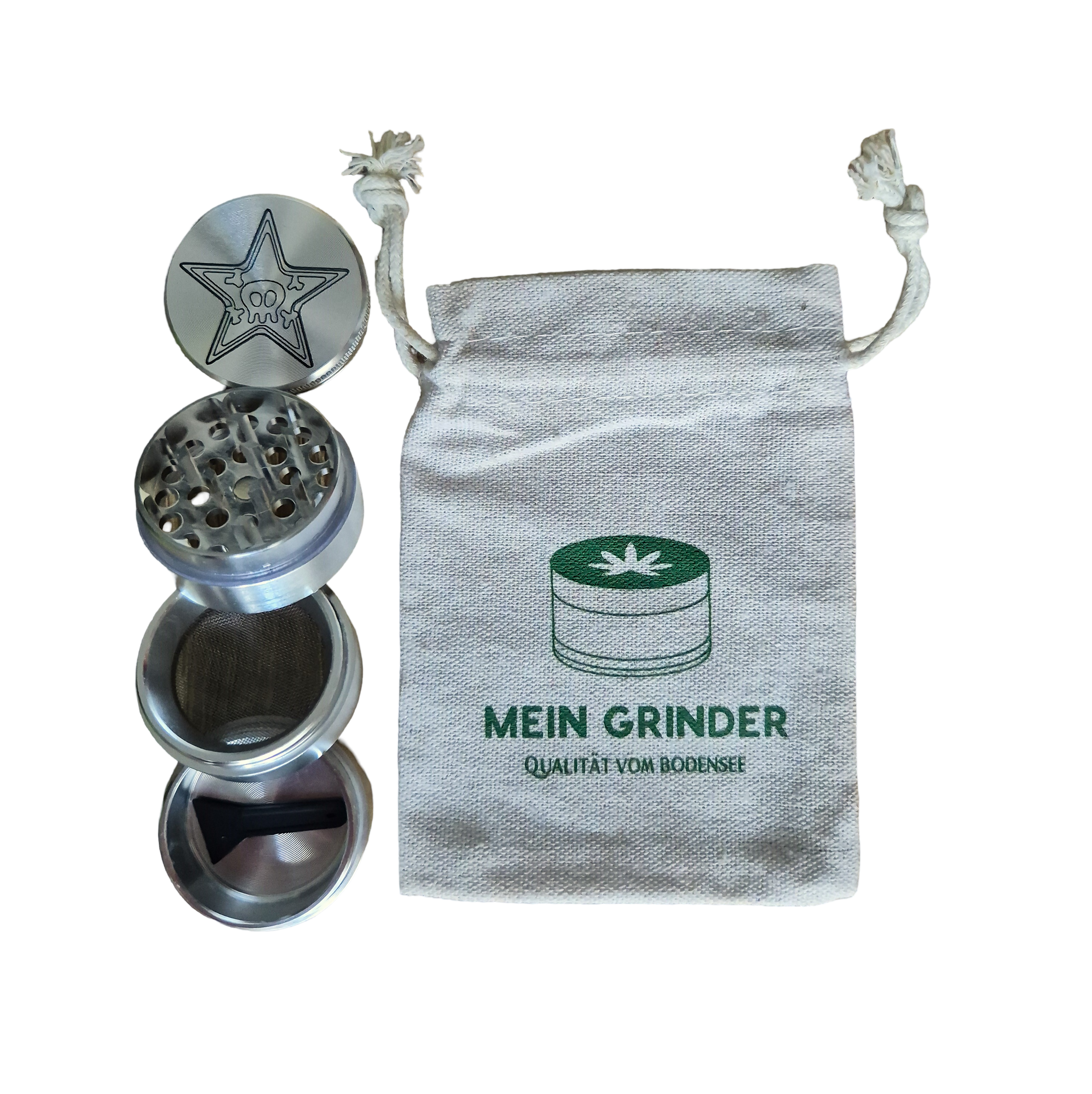 Grinder mit Wunschgravur • Personalisiert mit Nachricht, Name oder Motiv