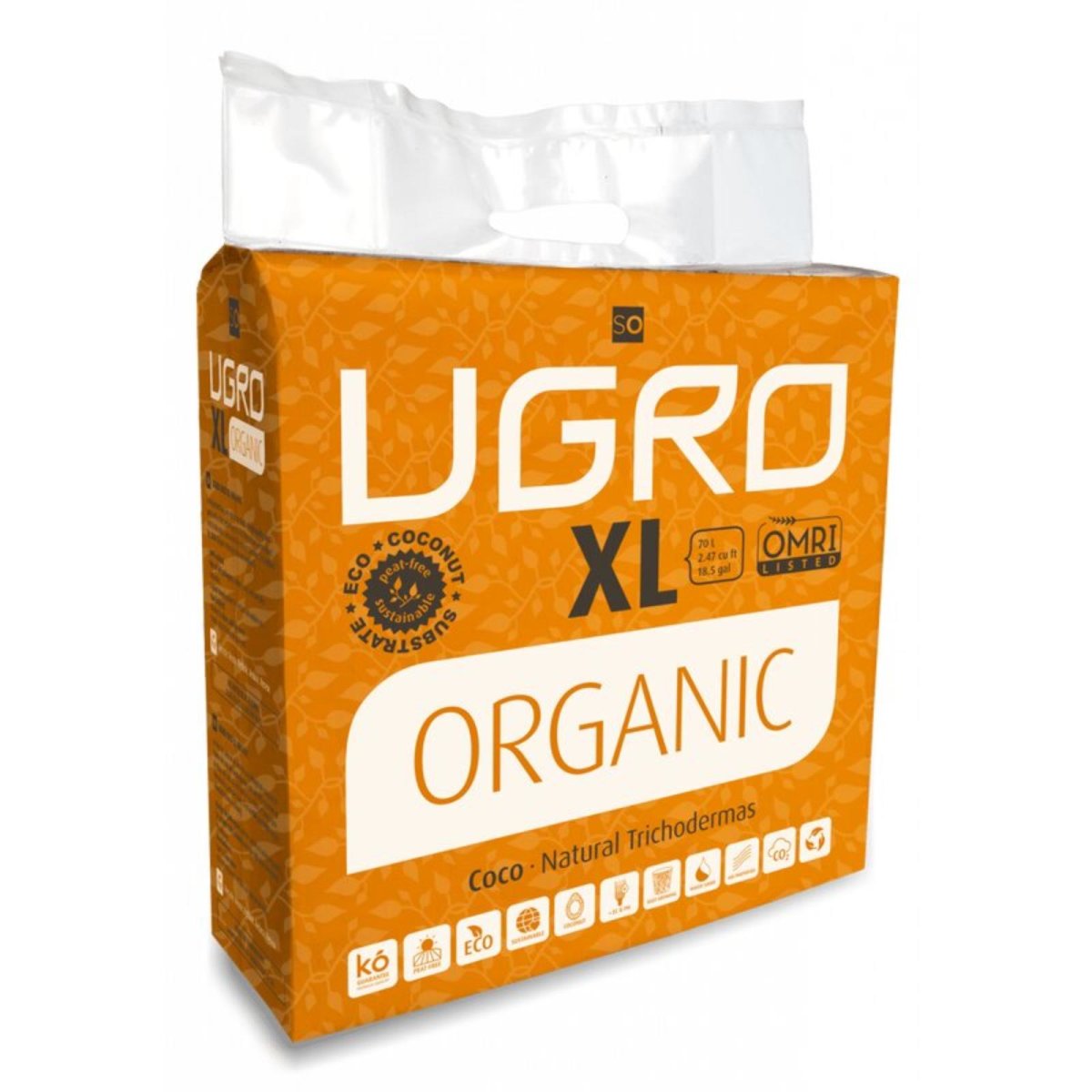 UGro Coco Brick XL Organic 70 Liter