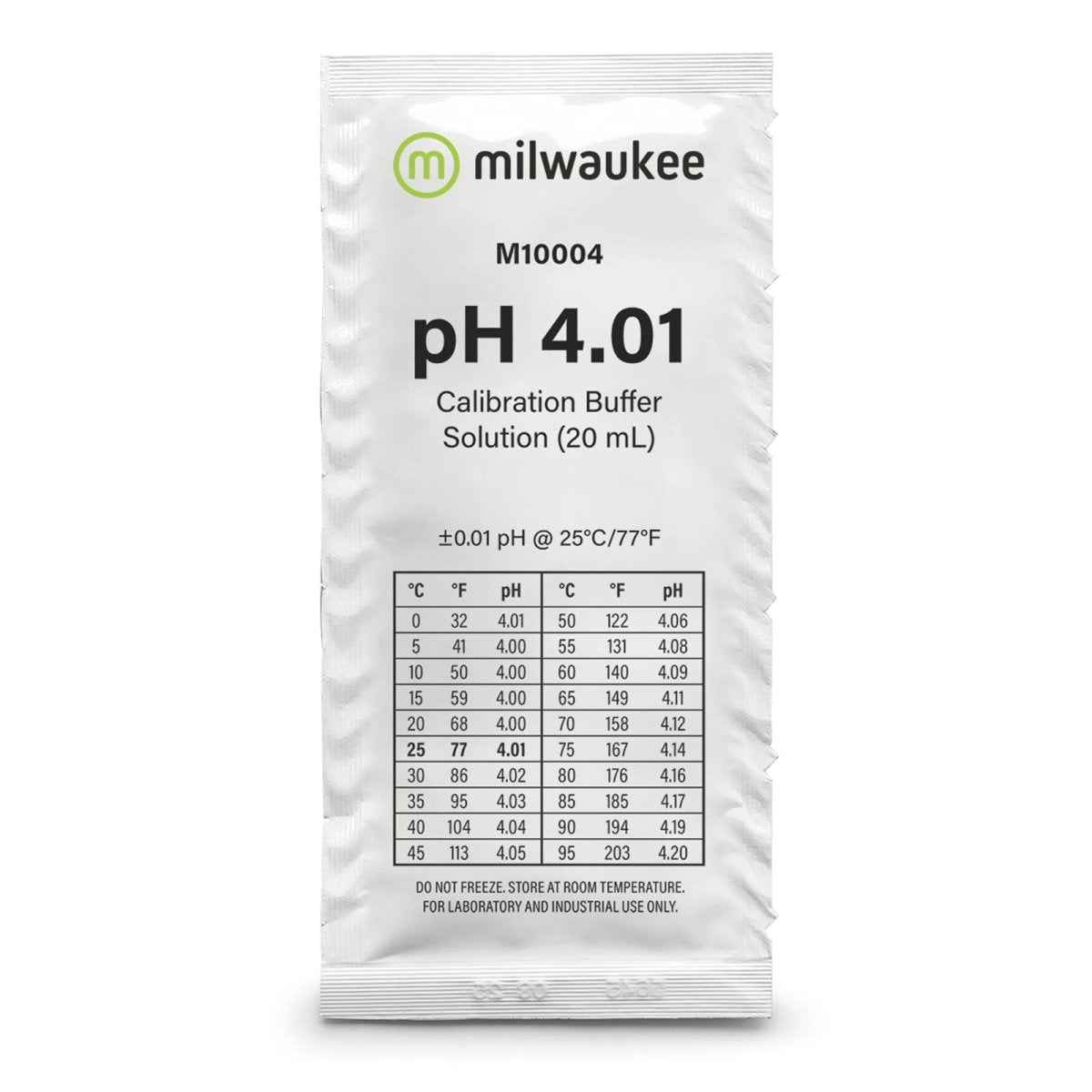 Milwaukee M10004 pH-Pufferlösung 4.0 5 x 20 ml
