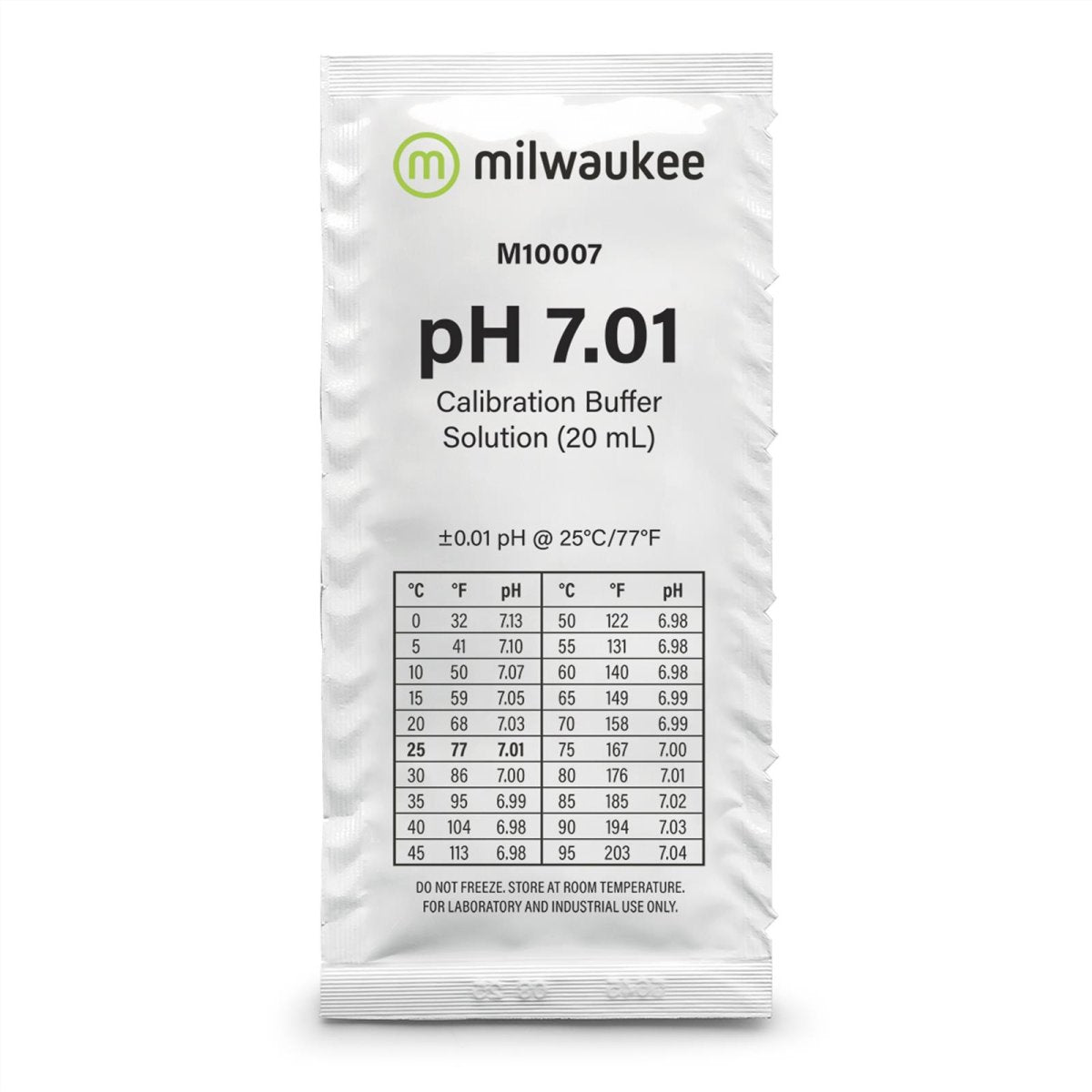 Milwaukee M10007 pH-Pufferlösung 7.0 5 x 20 ml