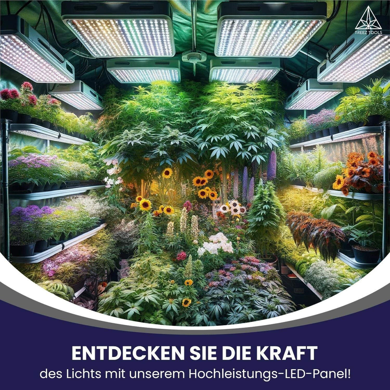 Einfache Installation und Wartung des Treez Tools Grow-Sets für Anfänger und erfahrene Indoor-Gärtner.